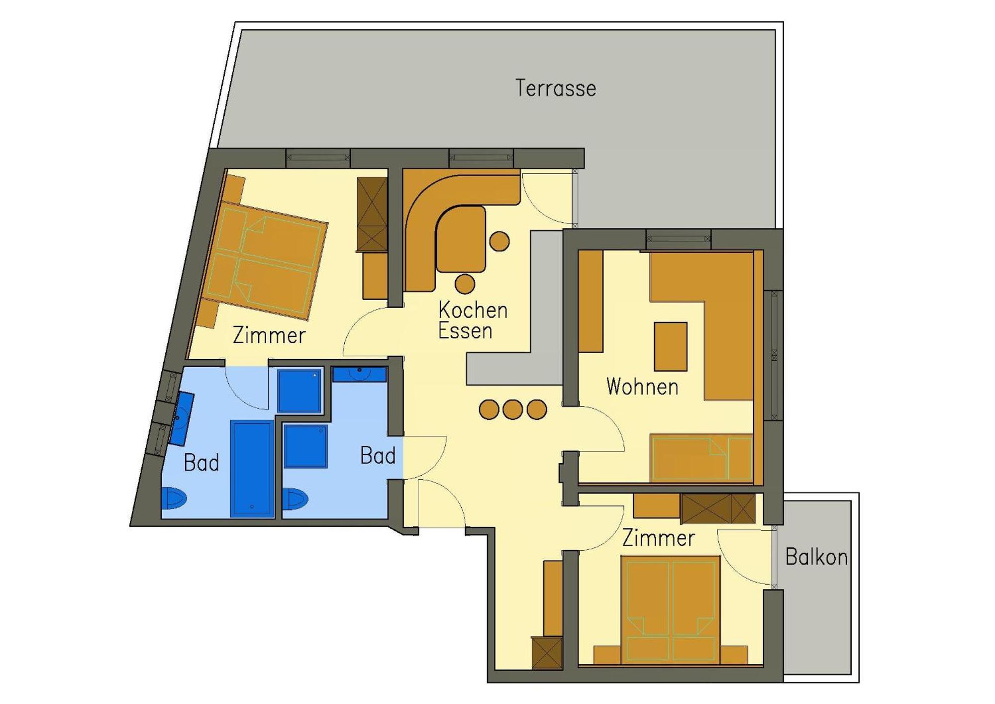 Apart Pension Moos Serfaus Room photo